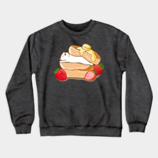 Pancakes and Cat Crewneck Sweatshirt